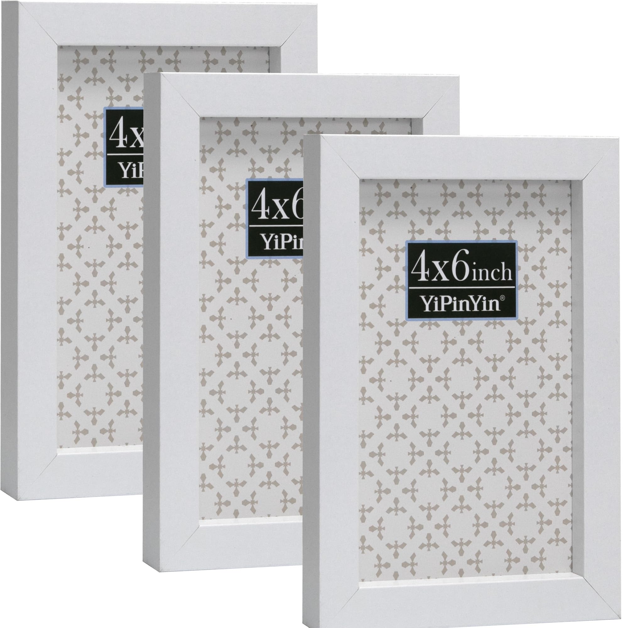 White 5x7'' Picture Frame Set of 3,Featuring Premium Acrylic Window,Suitable for Tabletop Display or Wall Mounting,An Ideal Choice for Christmas,Weddings and Birthday Celebrations. — image 1