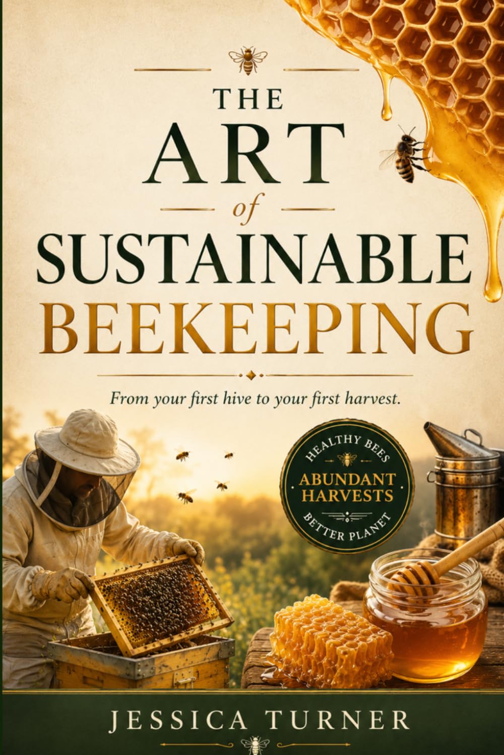 THE ART OF SUSTAINABLE BEEKEEPING: From Your First Hive to Your First Harvest