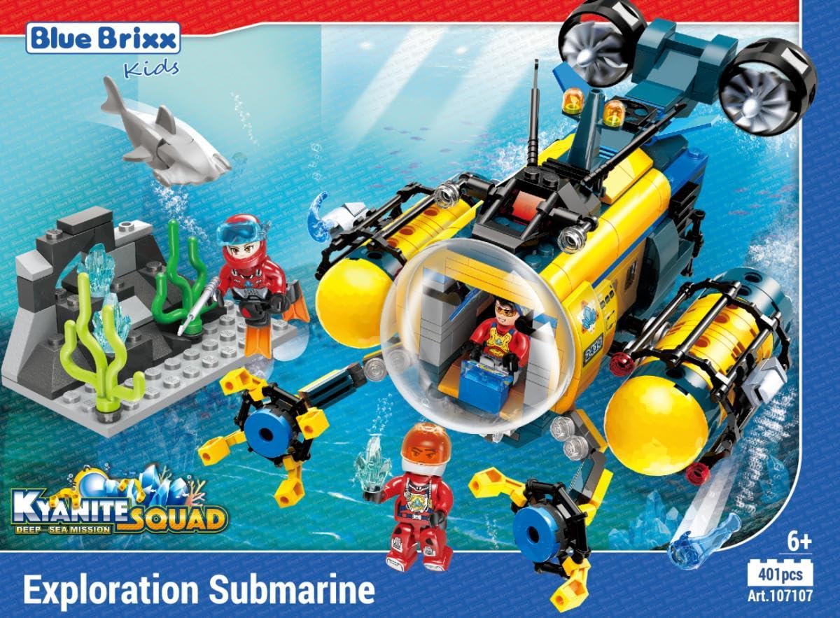 BlueBrixx Kids 107107 - Kyanite Squad Deep Sea: Exploration