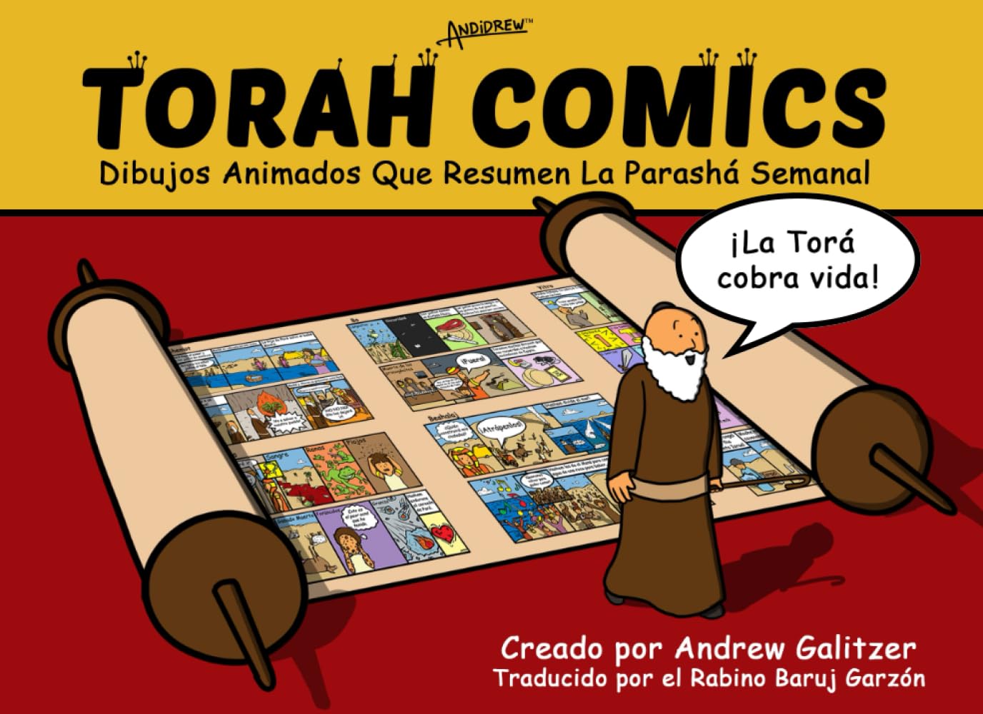 Torah Comics Español: Cómics Que Resumen La Parashá Semanal (Spanish Edition)