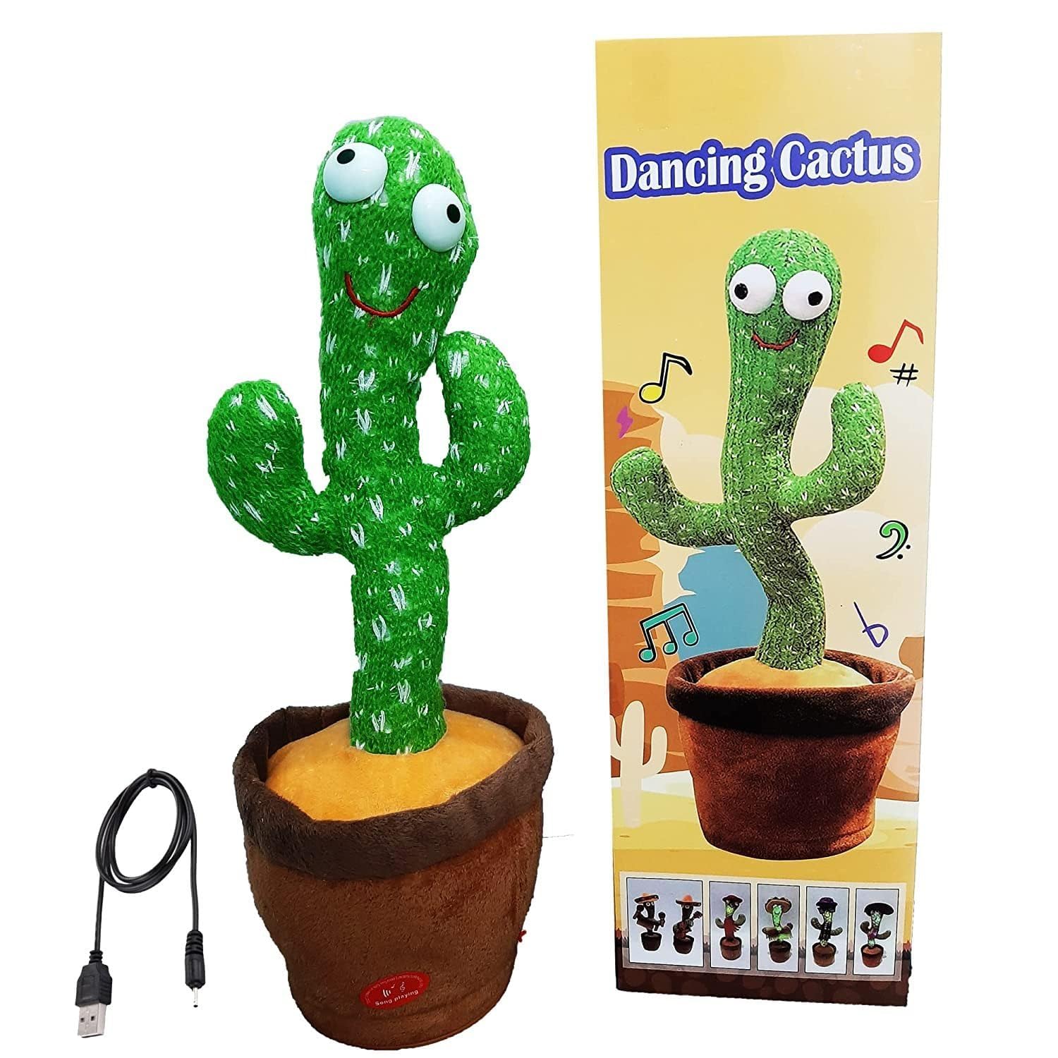 Dancing Cactus Toy for Kids | Talking Cactus Toys for Kids | Speaking Cactus Toy | Sing 120 Songs, Emit Colorful Lights, and Repeat What You Say for Babies (B0D87DM9DV) Amazon Price History, Amazon Price Tracker