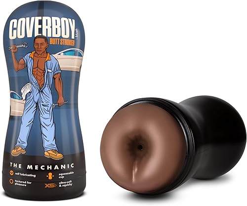 Miniatura 1 de Blush Loverboy Mechanic - Masturbador masculino realista autolubricante Stroker - Costillas texturizadas para masajear placer y sensación de carne -