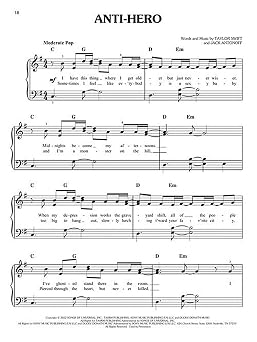 Taylor Swift Midnights Easy Piano Songbook | Beginner Piano and Vocal Sheet Music with Lyrics | 13 Songs from the 2022 Album for Students, Fans, and Swifties | Easy Pop Arrangements for Practice