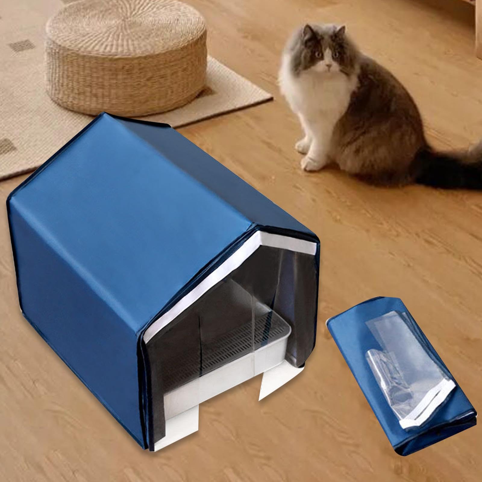 猫のトイレカバー Amazon | 猫用トイレカバー 半密閉式 猫用トイレカバー 小型・大型猫用