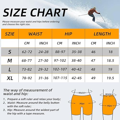 Miniatura 2 de Pantalones cortos acolchados de protección de cadera 3D EVA almohadilla de coxis de impacto para esquí, patinaje, snowboard, patinaje