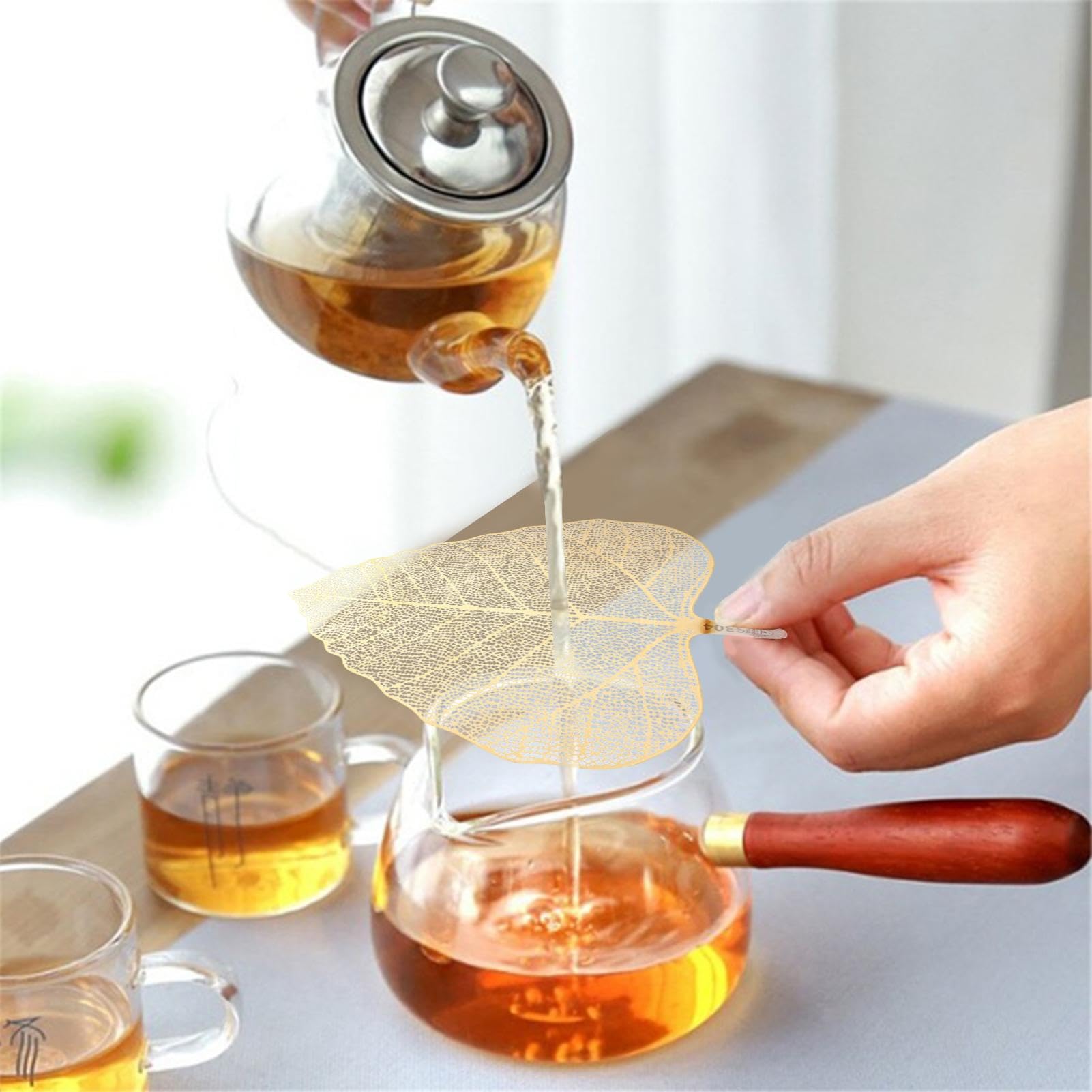 DECHOUS Filtro Da Tè in Acciaio Inossidabile Colino Maglia Fine Infusore Per Foglie Tè Riutilizzabile Per Teiere Tazze e Tazzine DECHOUS Filtro Da Tè in Acciaio Inossidabile Colino Maglia Fine Infusore Per Foglie Tè Riutilizzabile Per Teiere Tazze e Tazzine