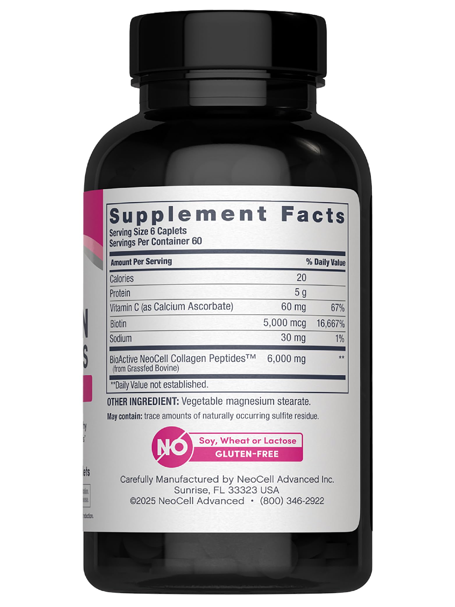 Amazon.com: NeoCell Advanced Collagen Peptides | 360 Caplets