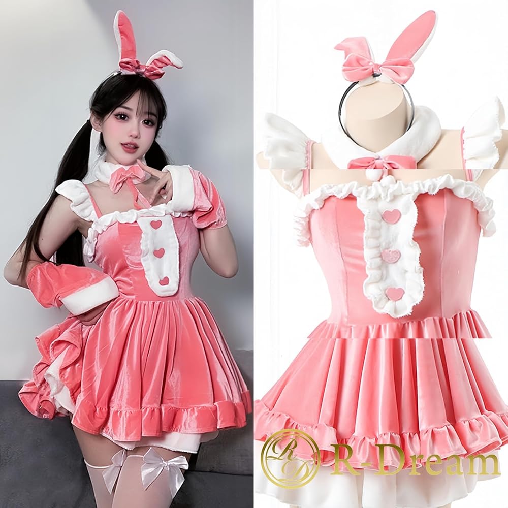 Amazon.co.jp: [R-Dream] バニーガール コスプレ サンタ クリスマス