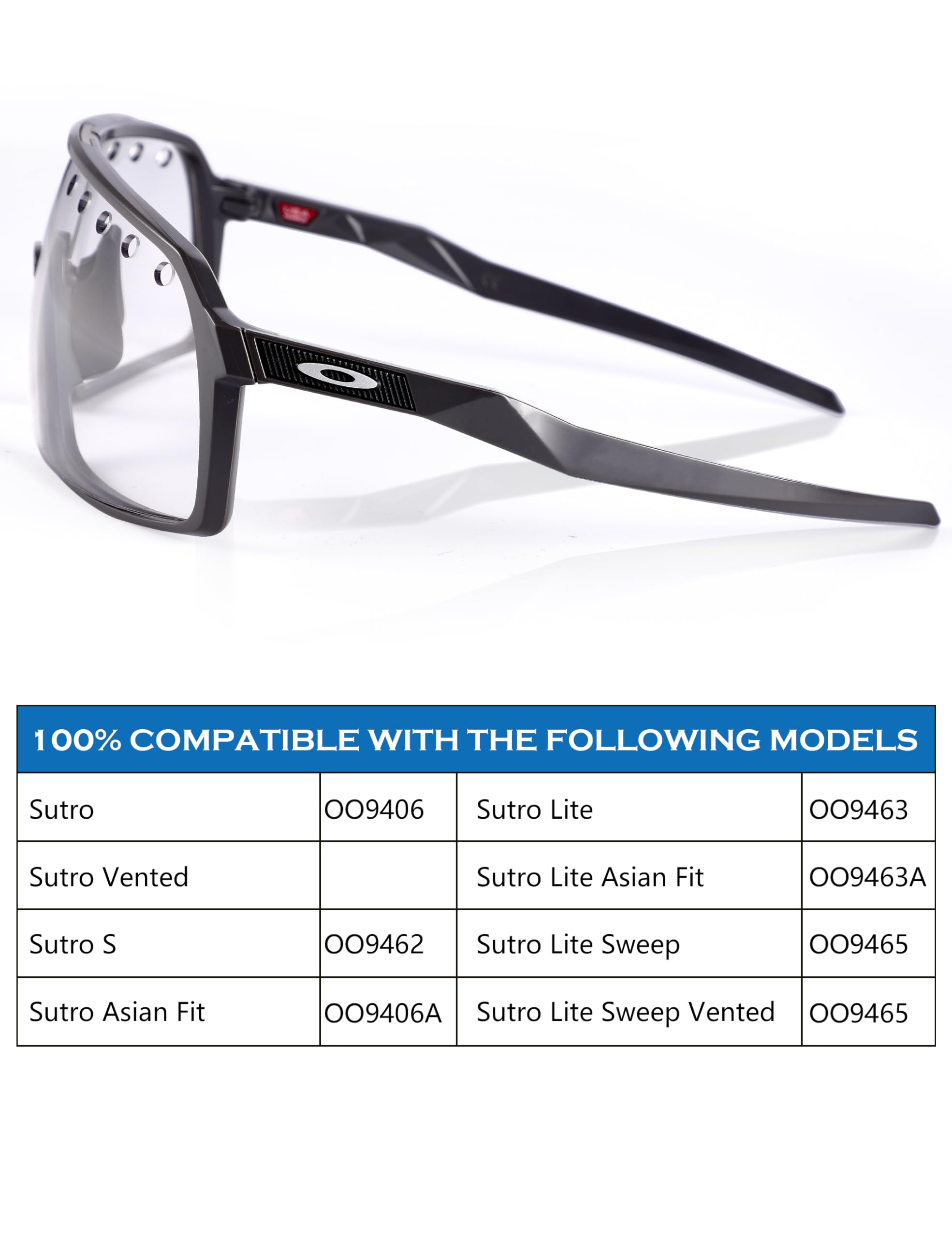 Naso di ricambio per occhiali da sole Oakley Sutro OO9406 / Sutro Lite, nero