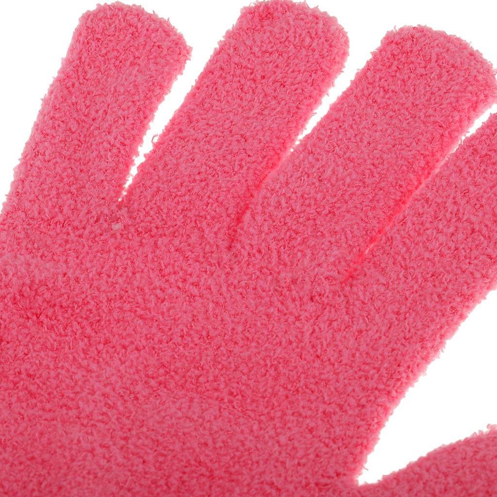 2 Pieces Cotton Hair Dry Glove Magic Bath Shower Hair Quick Drying Towel Red-picture-22