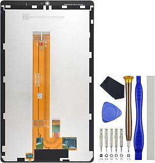 Black Tablet Full LCD Digitizer Touch Screen Assembly Replacement for (WiFi Version) Samsung Galaxy Tab A7 Lite Tab A7 Lite Wi-Fi SM-T220 8.7" with Tool Kit