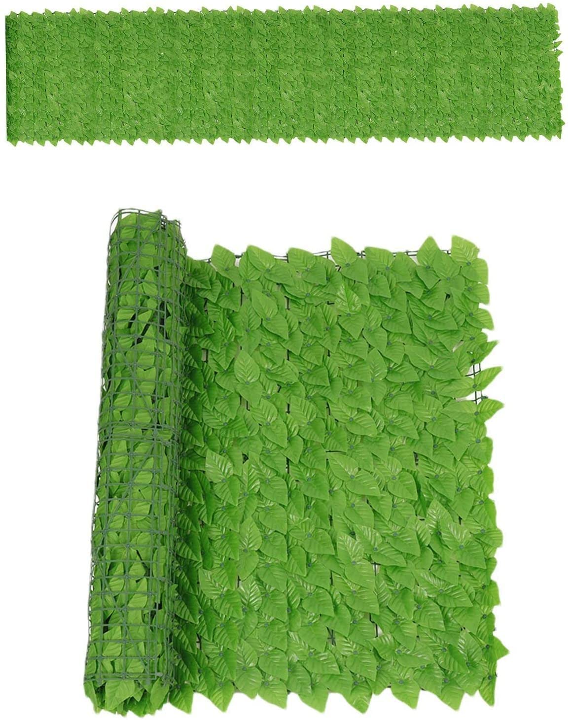 Panele Ogrodzeniowe Ze Sztucznych Żywopłotów Można Ciąć Sztucznych Liści Bluszczu Ogrodzenie Mur Dekoracje Dla Balkon Ogród Dziedziniec (Color : Green, Size : 100x200cm)
