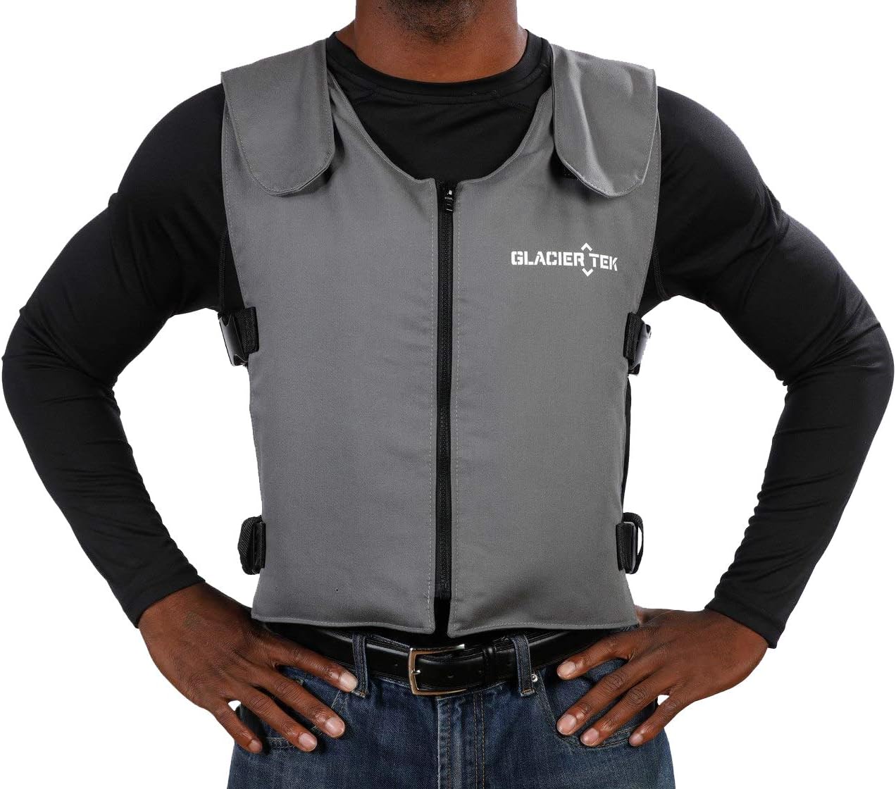 Original Cool Vest with FR3 Flame-Retardant Banox Fabric and Nontoxic Cooling Packs