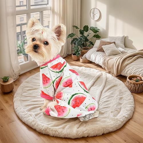 Miniatura 2 de Pijama para perros pequeños, pijama de chihuahua, linda ropa para perros pequeños, pijama para cachorros extra pequeños, mameluco suave para