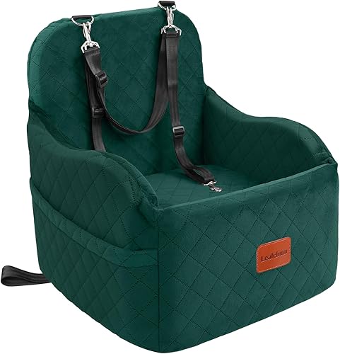 Miniatura 13 de Asiento elevador de coche para perros pequeños/medianos, almohadilla elevada de 6 pulgadas de espuma viscoelástica, completamente desmontable y
