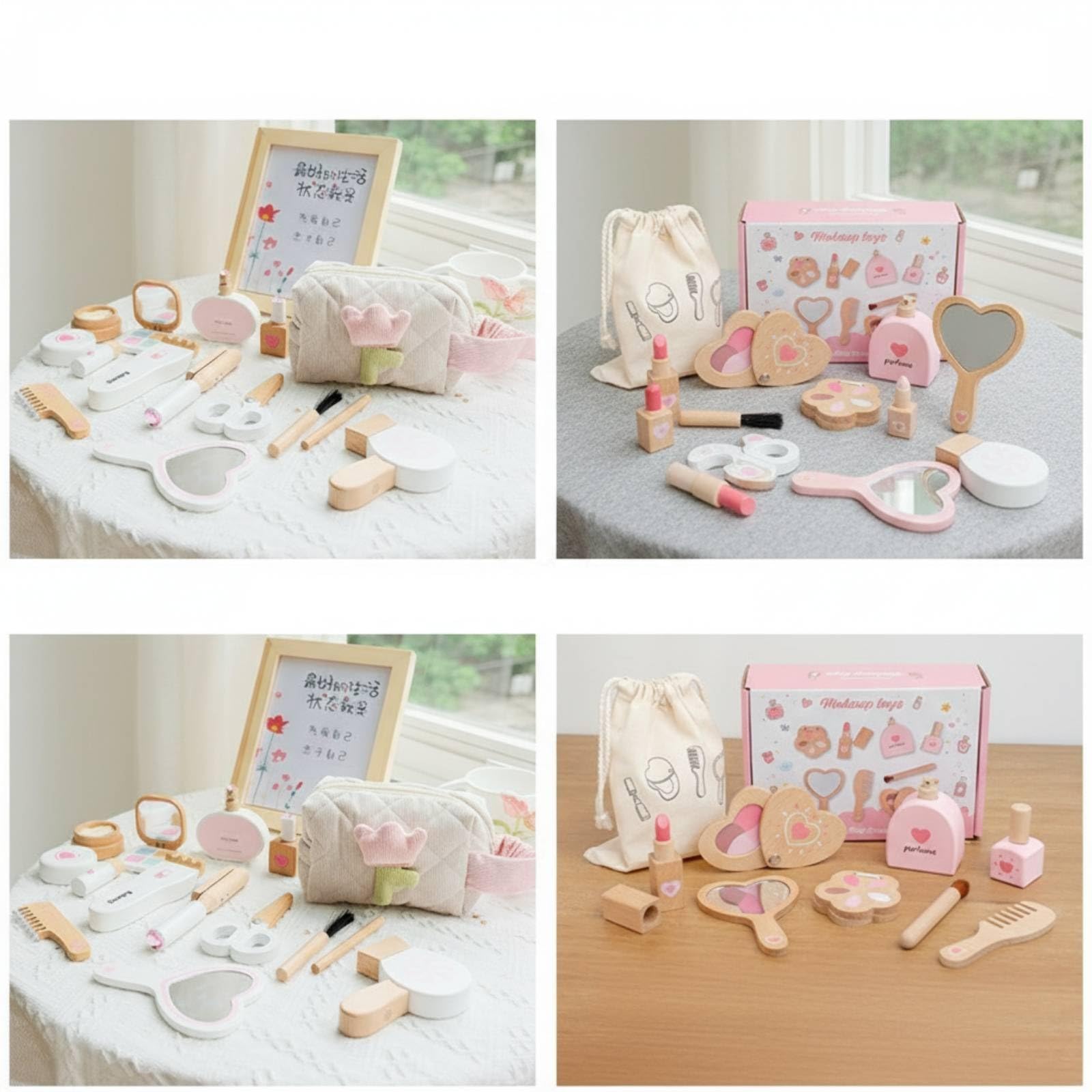 Trucchi Finti per Bambini Colorato , 25 8 17cm , 丹麦皇家化妆包 | Da Gioco, Set Bellezza Giocattolo, per Cameretta, Scuola Dell'infanzia, Bambine