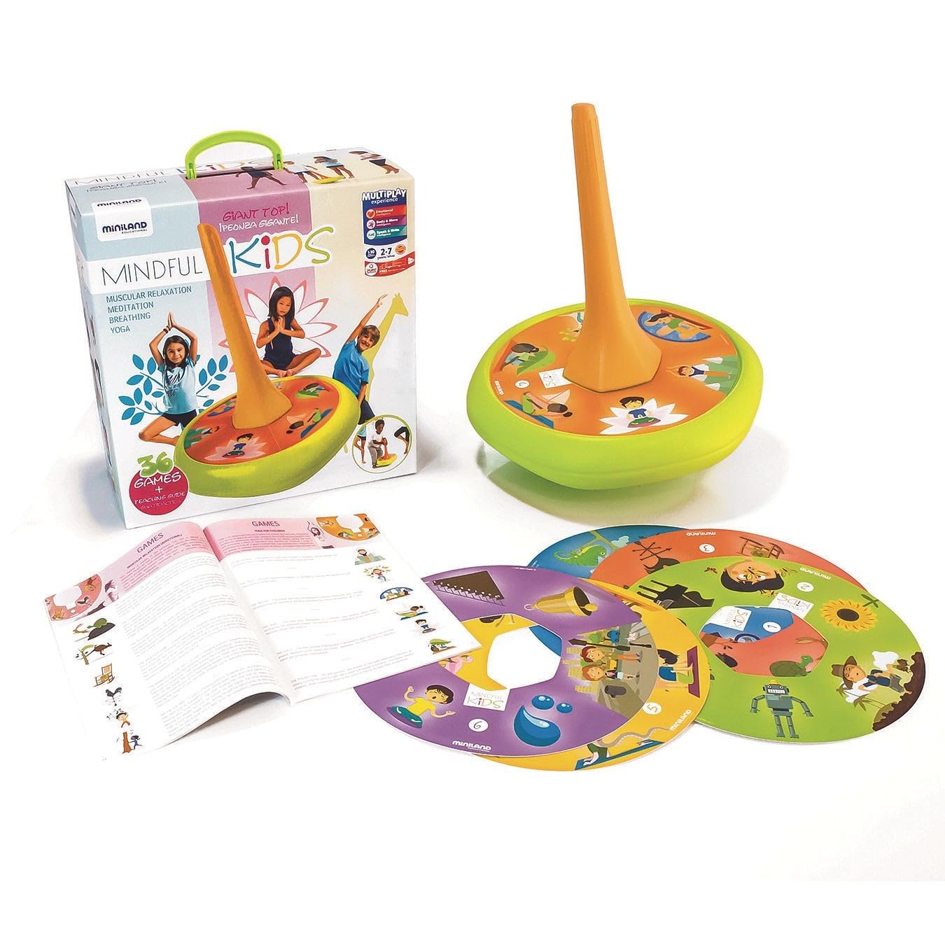 Miniland 31898 Mindful Kids trottola per Yoga e rilassamento