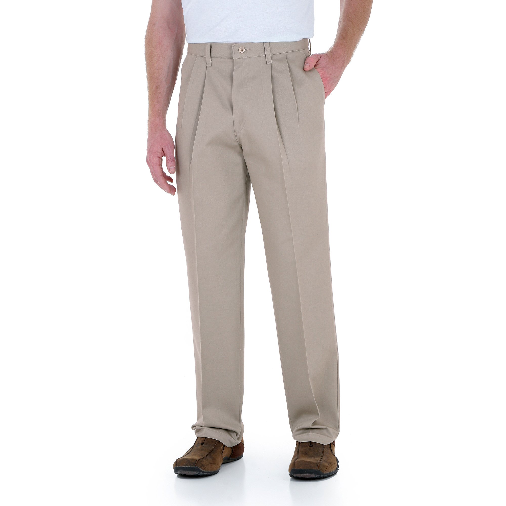 Wrangler Rugged Wear Men's Relaxed-Fit Casual Pant with Teflon Coating