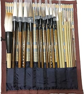 清筆shanshui 紫毫（兎の毛）小筆『清爽』 Shigō (Rabbit Hair) Detail Brush