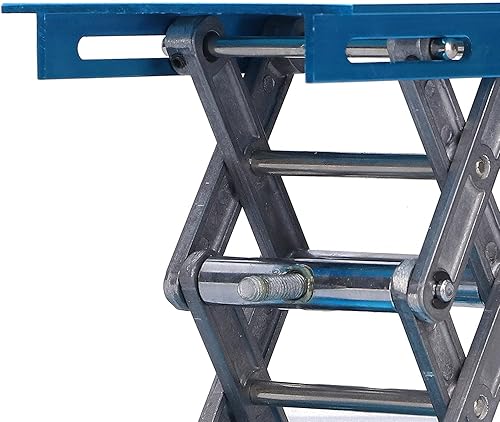 Miniatura 9 de Eujgoov Levantador de soporte de laboratorio Tijera científica elevación Jack 4x4in óxido de aluminio para laboratorios de ciencias escolares