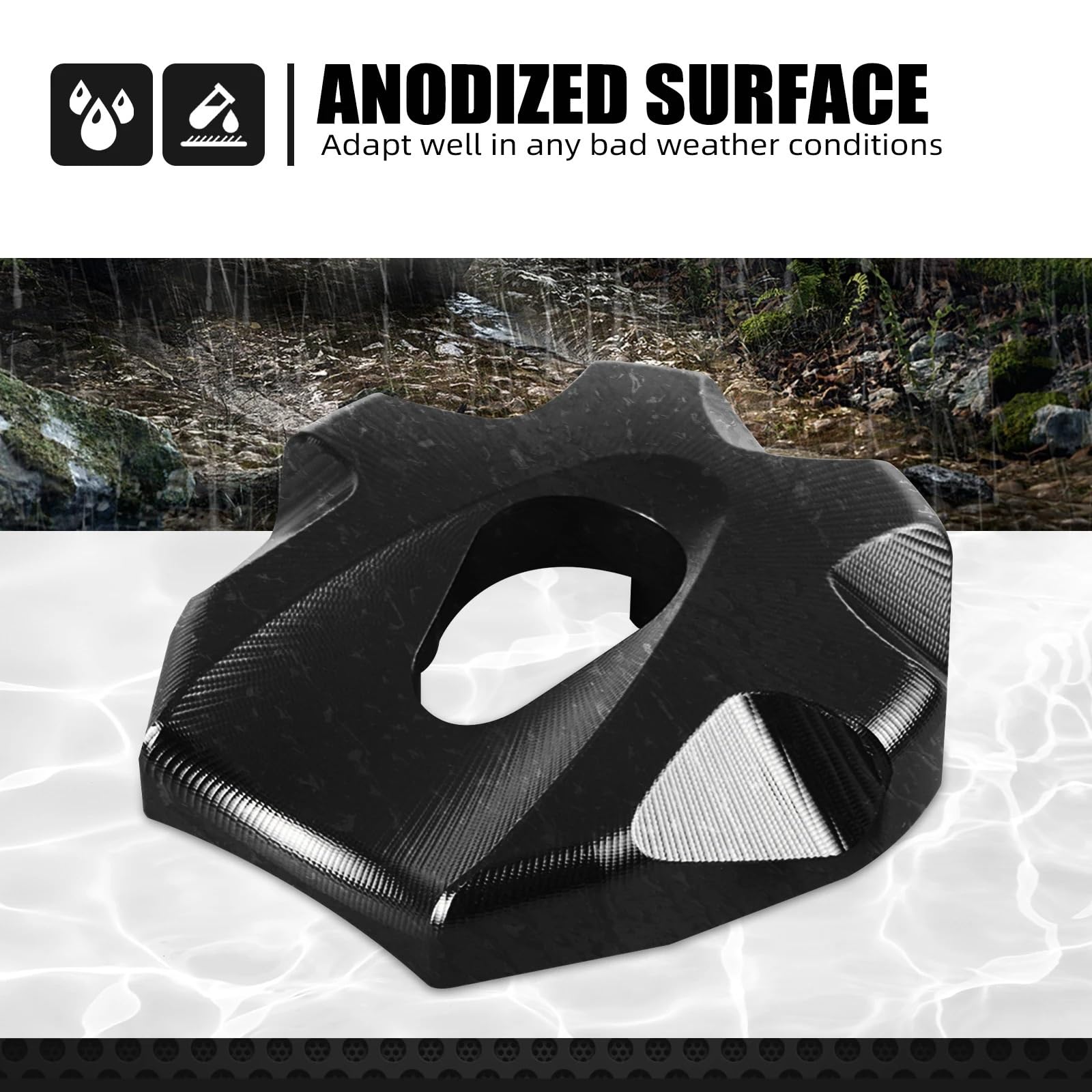 Płyta ochronna zbiornika Pasuje do TE 300 TE 250 FE 250 FE 350 FE 450 501 TX 300 FX 350 450 501 2014-2023 Motocross pokrywa wlewu paliwa Case Guard(Black)
