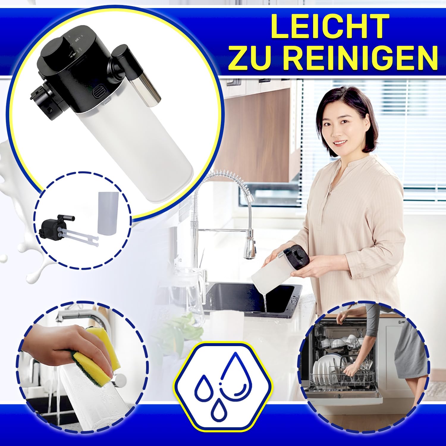 Milchbehälter für Kapsel Kaffeemaschine 7313293444 für Delonghi