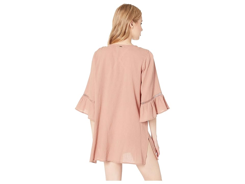 

O'Neill Salt Water Solids Long Sleeve (Sandy) Women's Swimwear, Beige