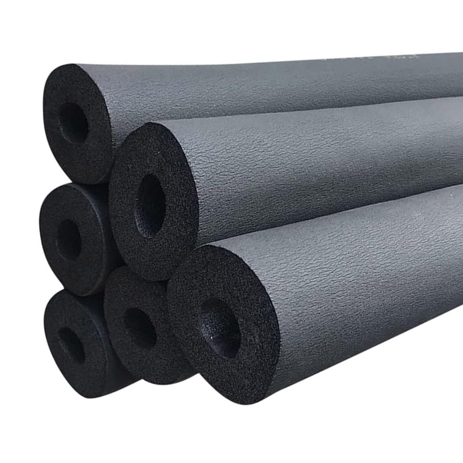 Pipe Insulation Foam Tube Lagging 20/25/32/43/50/63/76/90/110mm ID Insulation Pipe Heat Preservation for water pipe Solar Pipes wall thickness 20mm Length 1.80m(ID 90mm x T 20mm)
