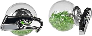 NFL Siskiyou Sports Fan Shop Seattle Seahawks Front/Back Earrings One Size Team Color