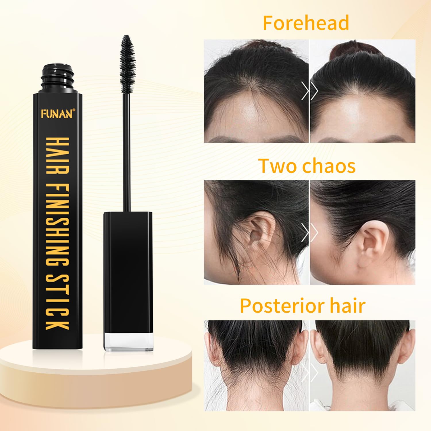 Hair Finishing Stick 2 pack, Hair Finishing for Flyaway Hair Stray hair smoothed and put in place, No harm to hair - Image 4