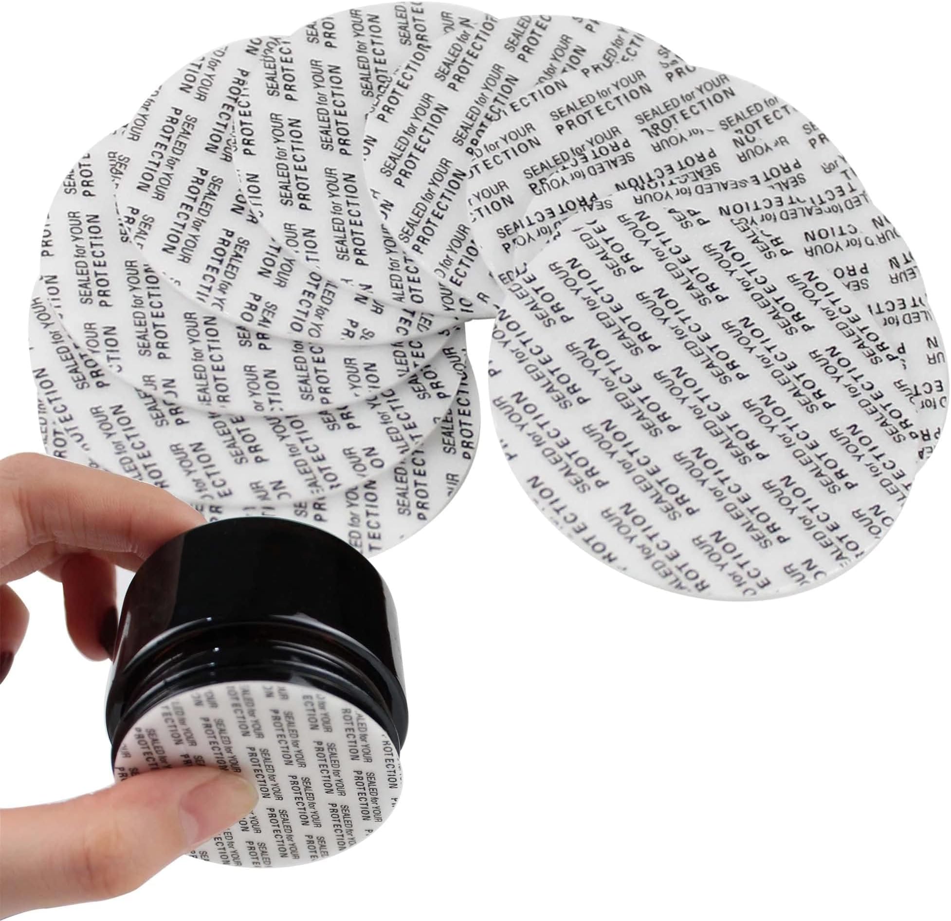 PATIKIL 89mm/3.5" Foam Lid Liner, 150 Pack PS Foam