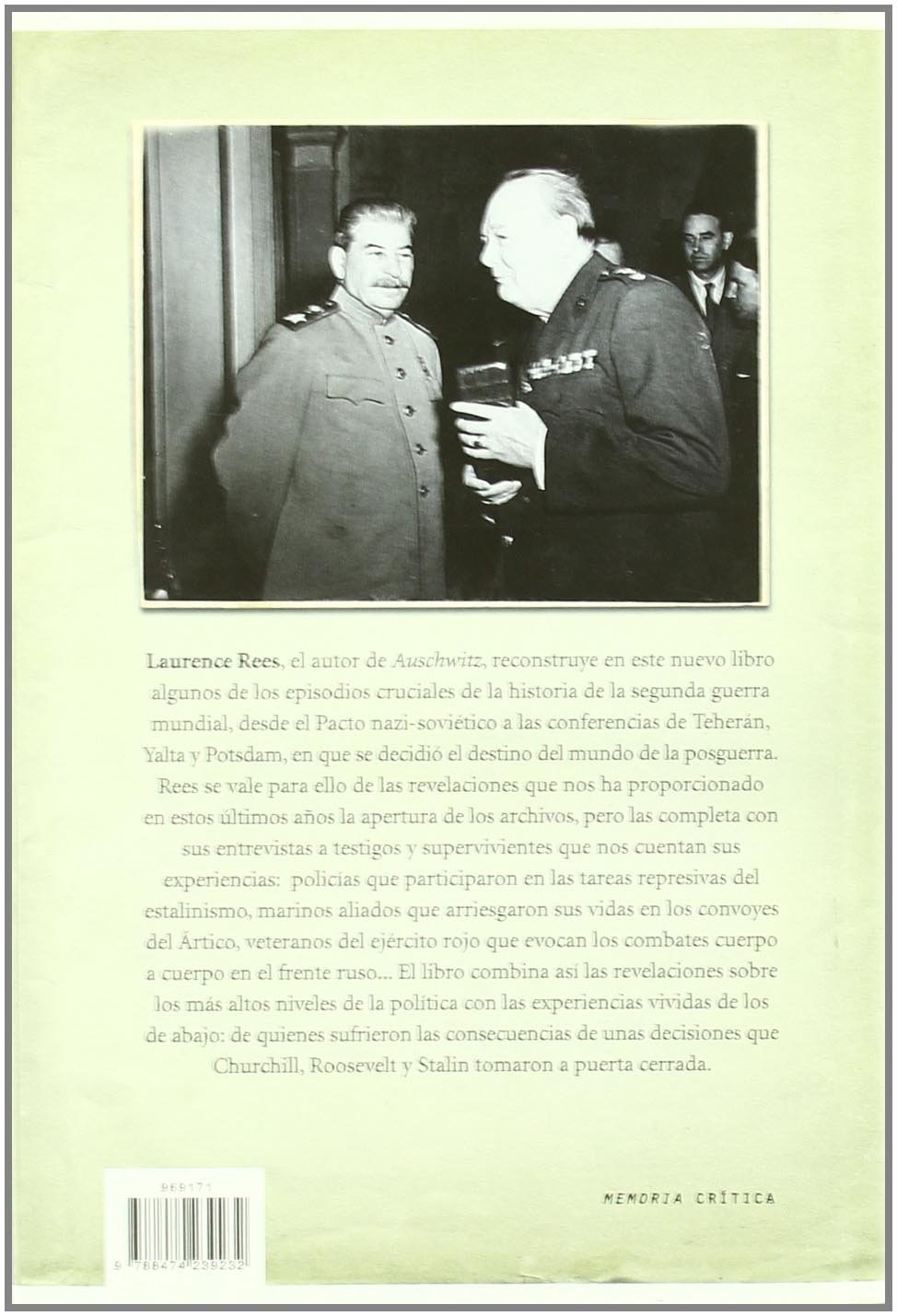 A puerta cerrada: Historia oculta de la segunda guerra mundial: 1 (Memoria Crítica)
