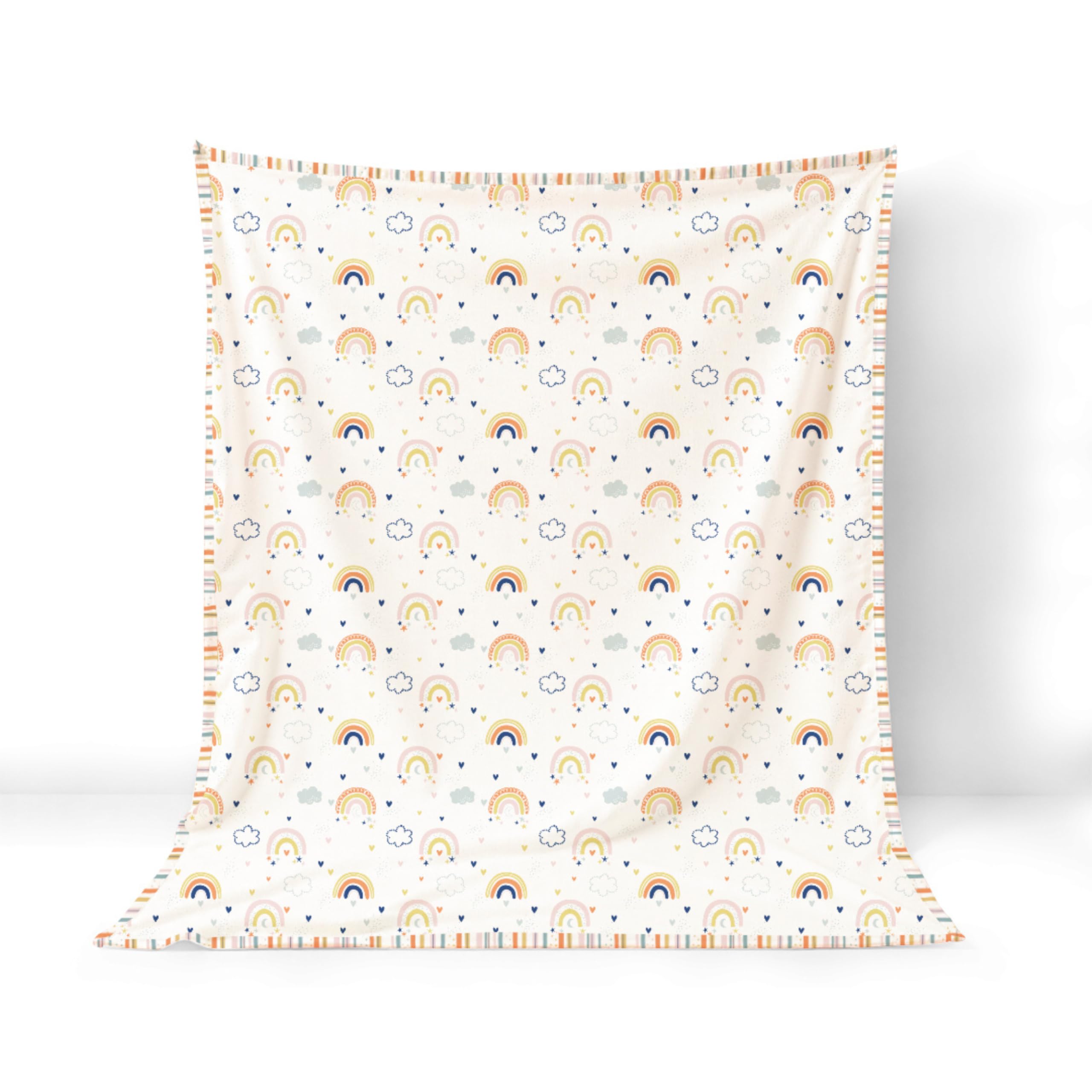 abracadabra Jersey Blanket, Soft Baby Blanket for Newborns & Infants, Cozy Warm Infant & Toddler Blanket for All-Season Use, Baby Bedding & Baby Wrap Blanket - Rainbow-image-49