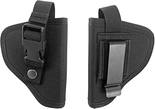 Miniatura 6 de Funda táctica para cinturón con clip de revólver fuera de la cintura, se adapta a .22 .38 .357 J Frame Snub Nose 2 pulgadas Revolvers LCR S&W