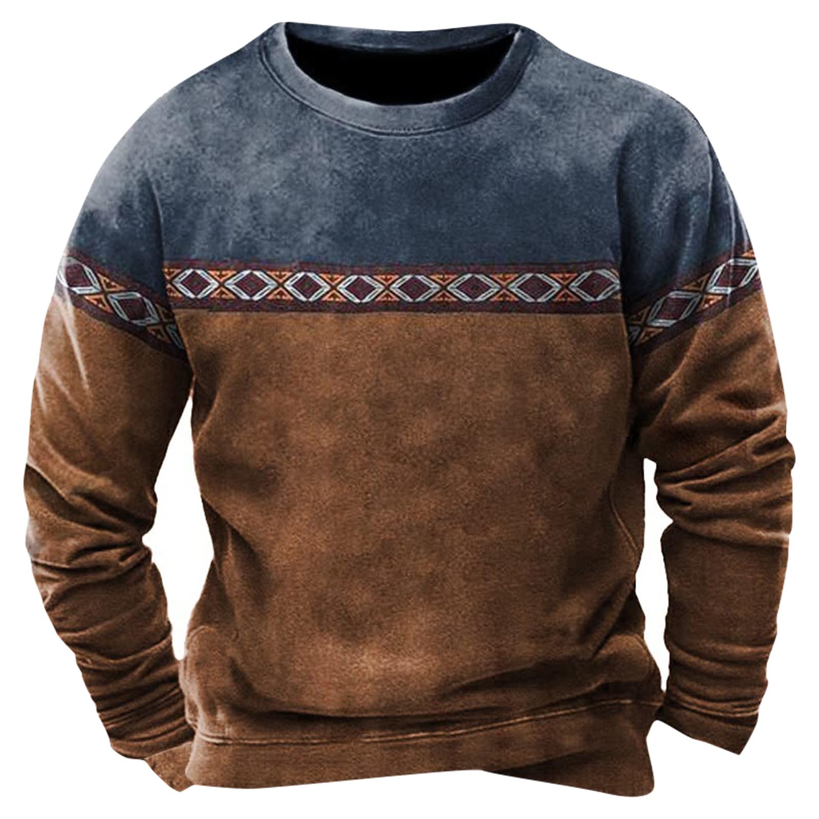 Topassion Oversize Jumpers for Men Lightweight Classic Fit Jumper Regular Fit Sporty Drawstring Sweater Warm Hiking Outdoor Sportswear Soft, Comfortable, Durable Hoodies for Men UK