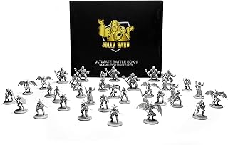 Anuncio Patrocinado - JollyBard 36 piezas RPG Miniaturas de mesa - 6 Set Monster Fantasy miniatura compatible con Pathfind...