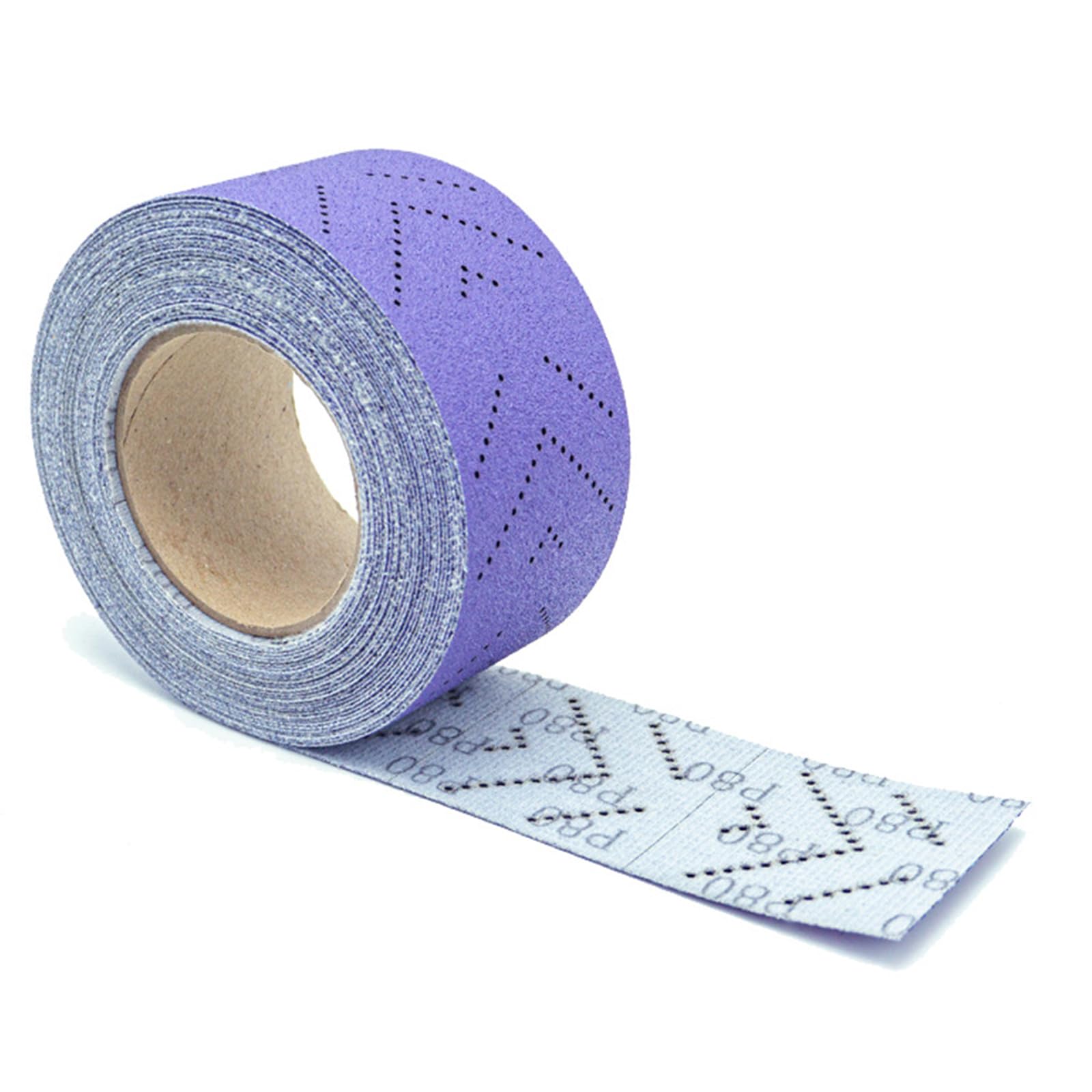 Keramik Schleifrolle 70 mm x 12 m mit perforiertem Riss, 320#, 320#