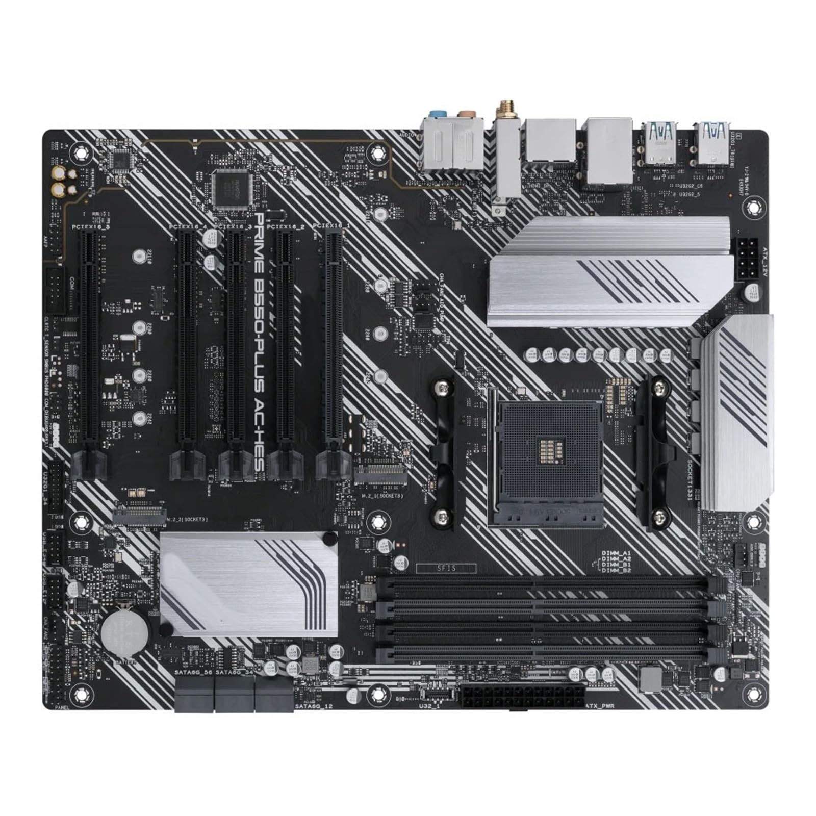 Placa Madre Fit For ASRock Prime B550-PLUS AC-HES