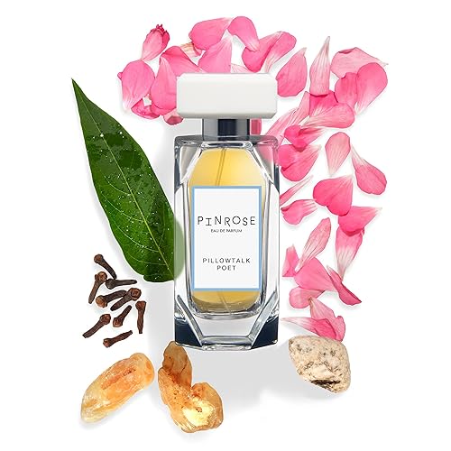 PINROSE Perfumes Pillowtalk POET - Eau de Parfum Fragancia en espray para mujer, aroma limpio, vegano, libre de crueldad e hipoalergénico con