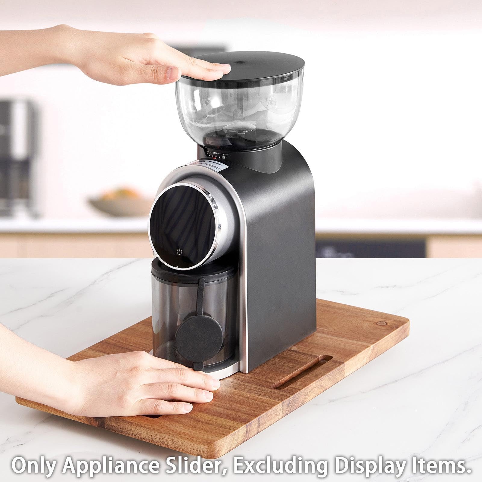 Slider Elettrodomestici Tappetino Portaoggetti In Legno Rotante Scorrevole