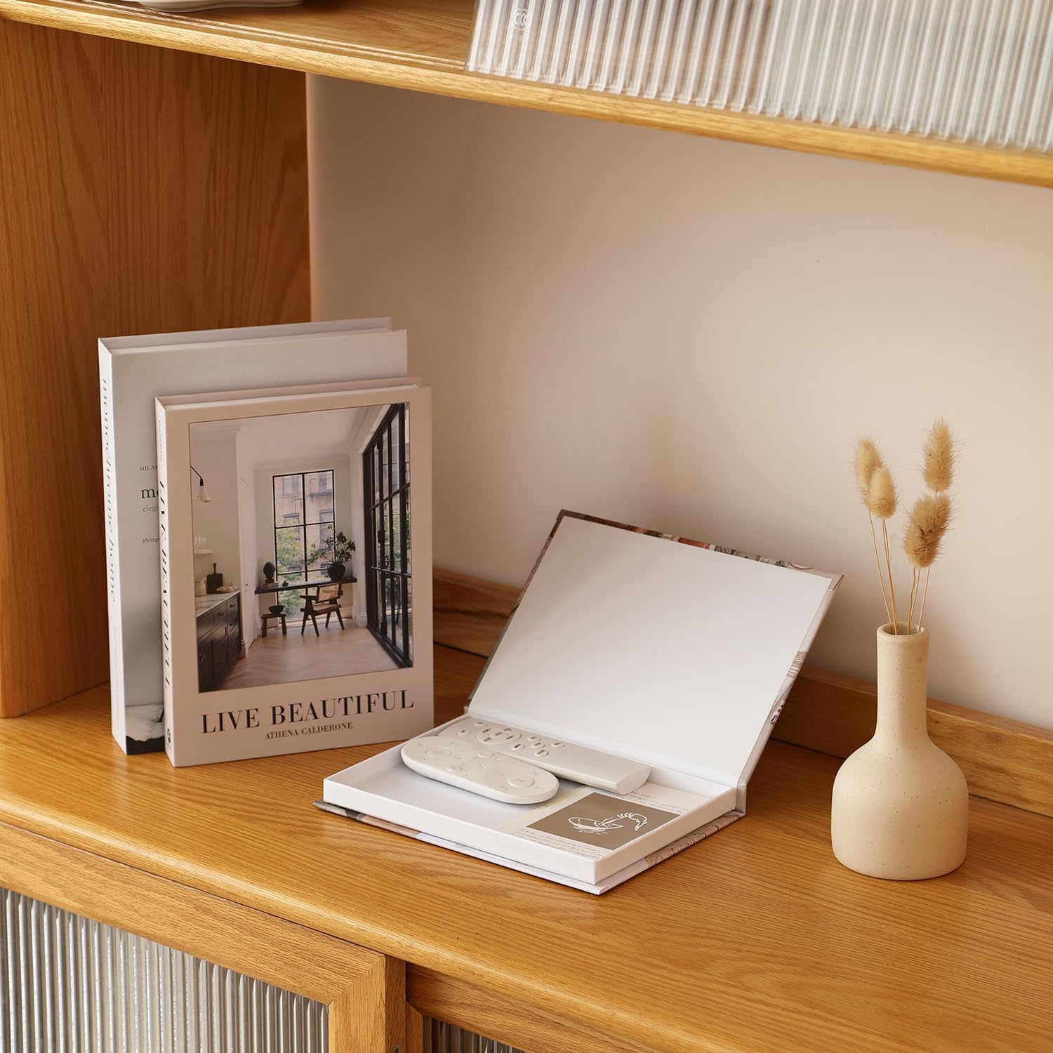 Juego de 3 libros decorativos para decoración del hogar, elegantes libros falsos para decoración, juego de libros de decoración estética para mesa de café, estantería, chimenea, sala de estar, hotel
