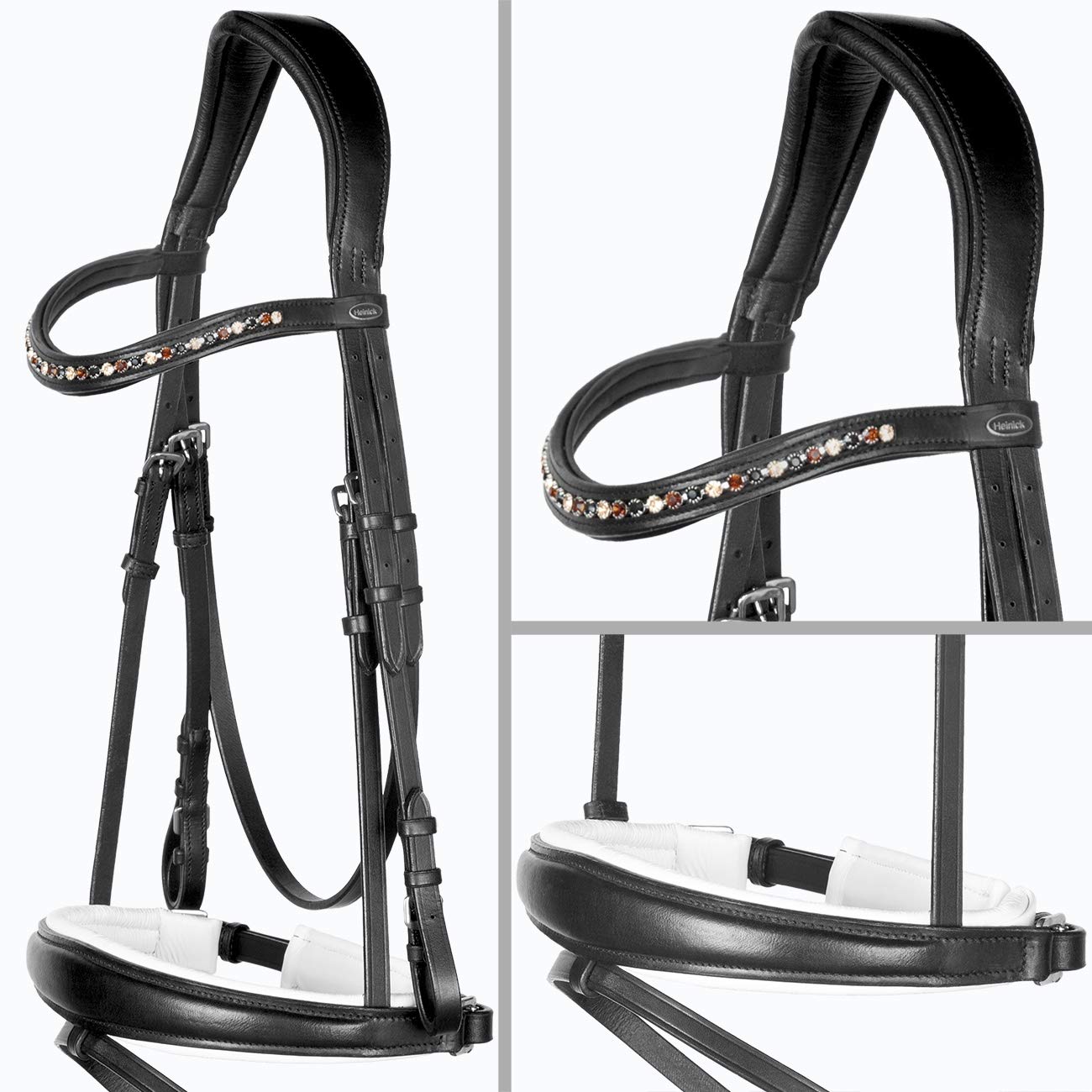 edle Soft Trense Performance Weiß ~ Bari ~ konisches RH