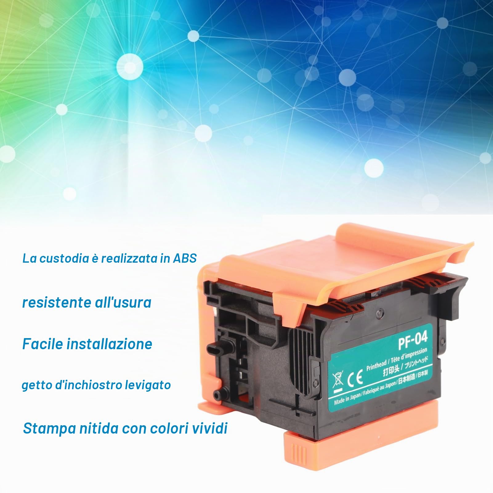 Cuifati Testina di Stampa a Colori di Ricambio per IPF650 IPF655 IPF750 IPF755 IPF760 IPF765 IPF680 IPF685 IPF780 IPF785, Accessori di Ricambio per Stampanti Resistenti all'Usura