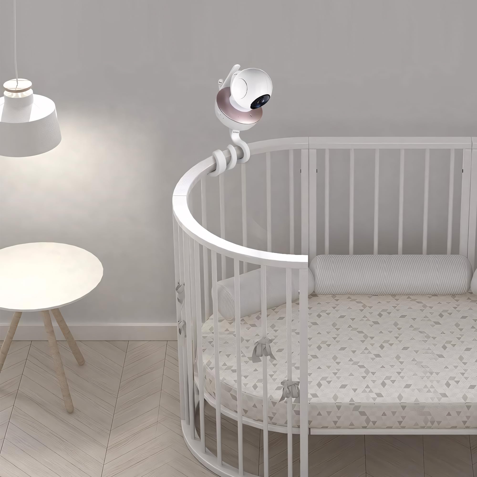 KAWA Baby Monitor Holder, Universal Baby Monitor Mount for Crib Flexible Baby Monitor Holder - Image 2