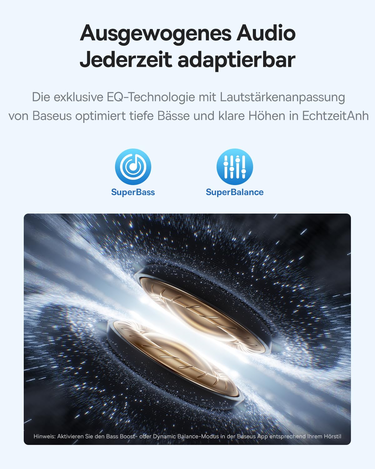 Baseus EP10 Pro In Ear Kopfhörer Bluetooth Noise Cancelling, Bluetooth Kopfhörer mit -50 dB Geräuschunterdrückung, Earbuds mit Hi-Res & LDAC, 6-Mic KI Klarer Anruf, IP55, 55H Spielzeit, Bluetooth 6.0