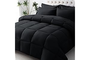 JOLLYVOGUE King Size Black Comforter Set: A Luxurious Night's Sleep
