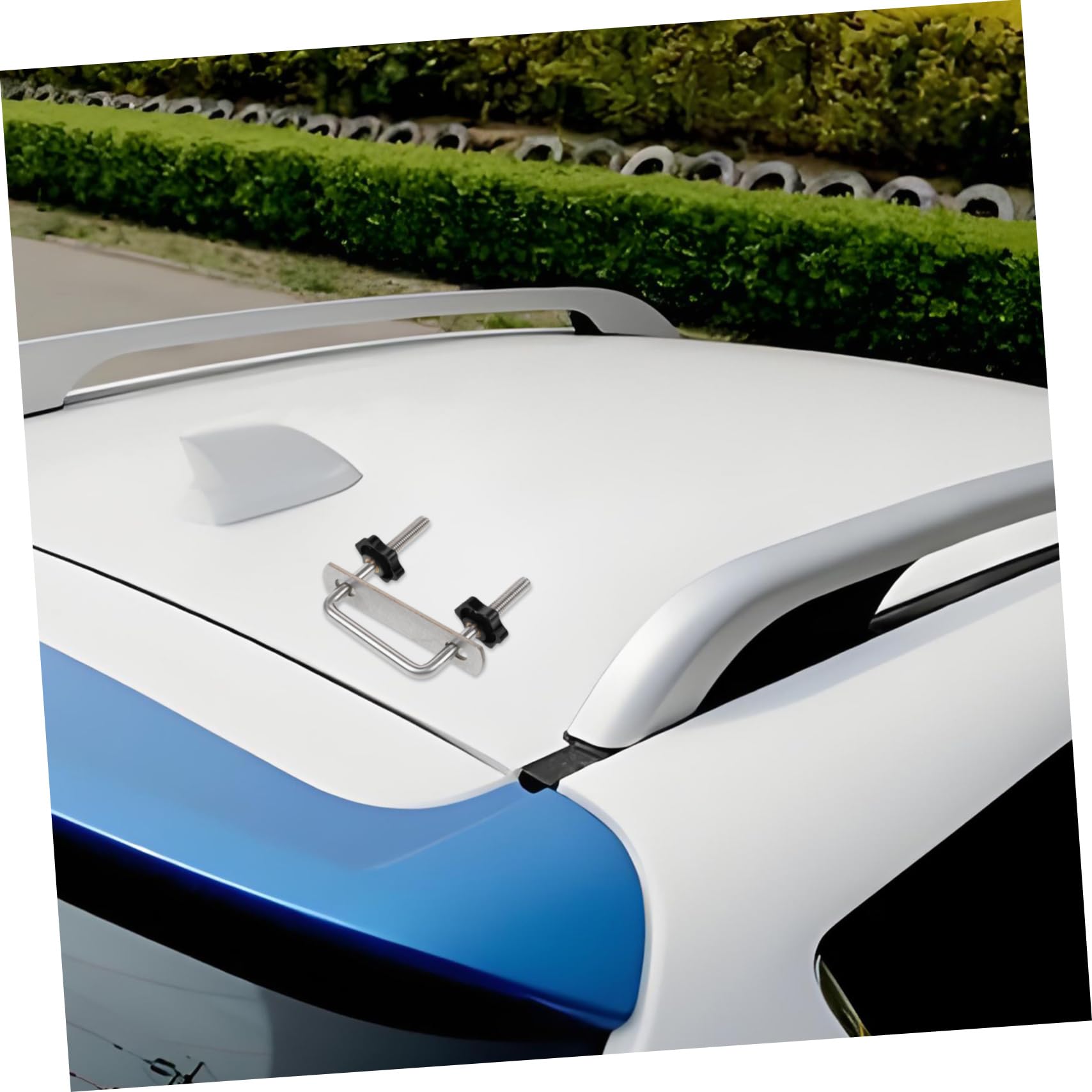 MUCKLILY Crossbar Hanger Clamps Car Topper Clip Versatile Luggage Rack Clip for