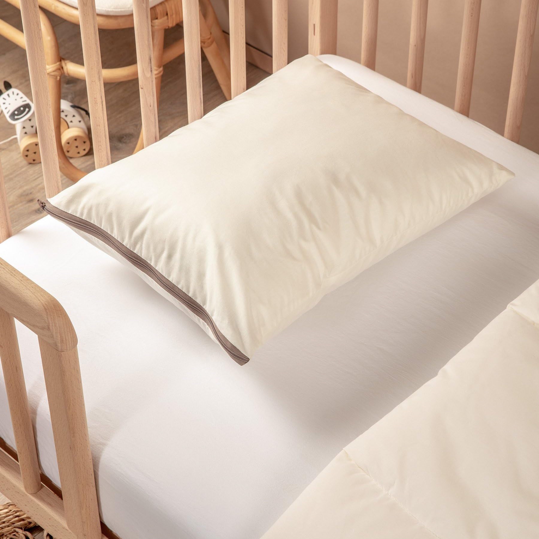 Kadolis Oreiller Bébé Maui Enveloppe Coton Bio