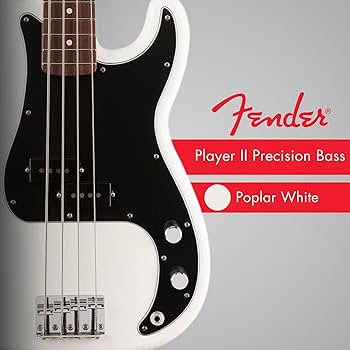 Amazon.com: Fender Player II Precision Bass - Polar White