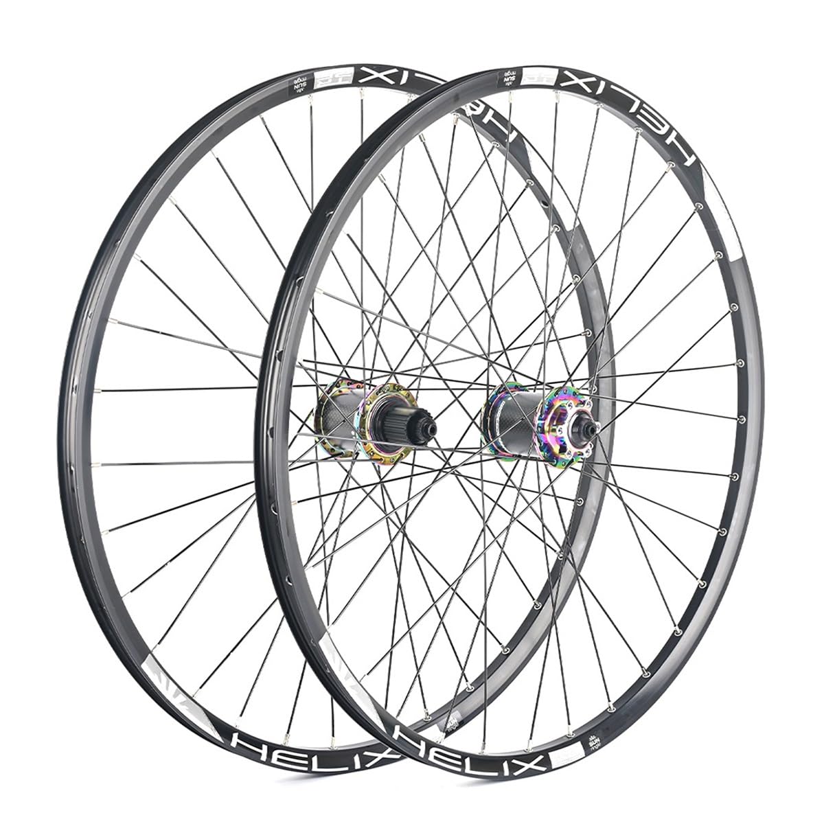 Amazon | MTB 26/27.5/29 インチホイールセットカラフルなカーボン